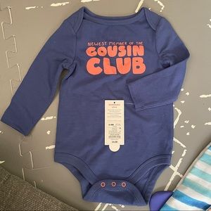 Cat & Jack Cousin Club onesie